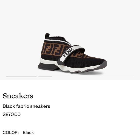 📌📌📌SOLD📌📌📌Fendi sneakers “Rockoko sneakers with two-toned running shoe “ - Picture 12 of 12